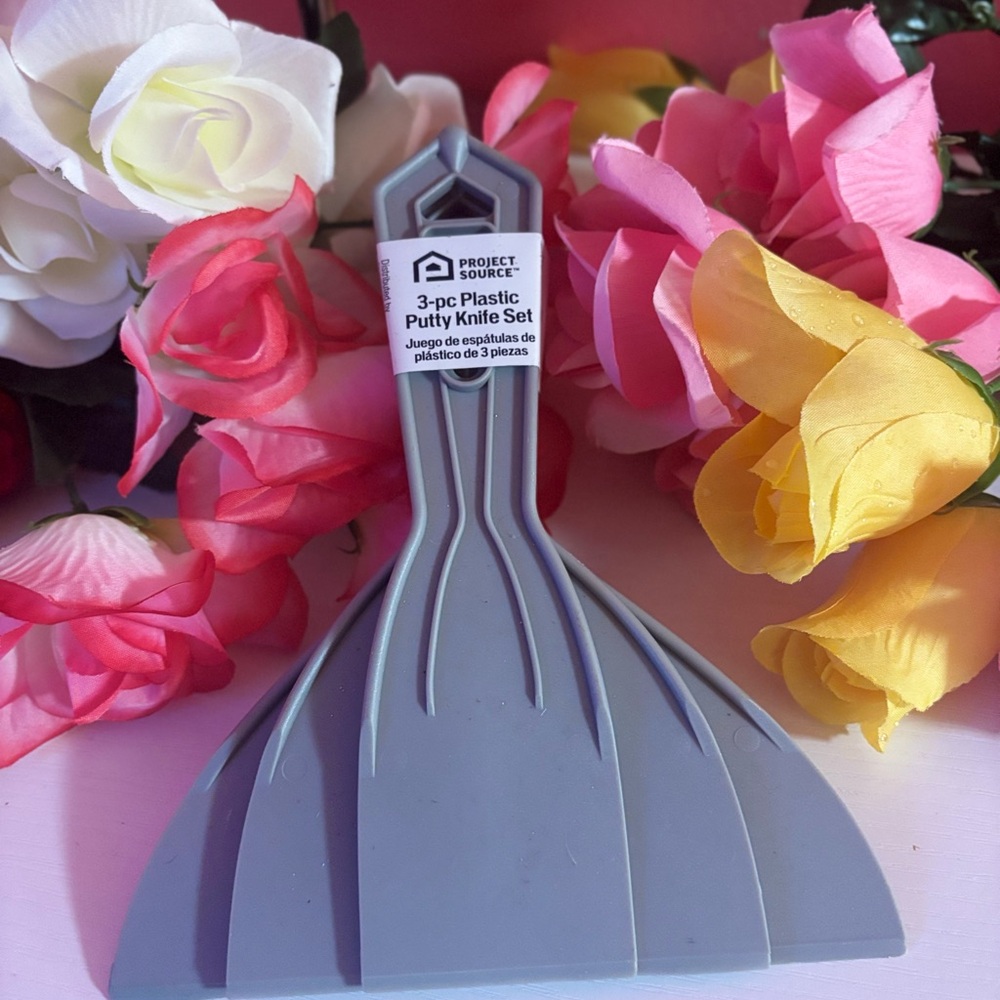 Project Source Gray Plastic Putty Knife Set